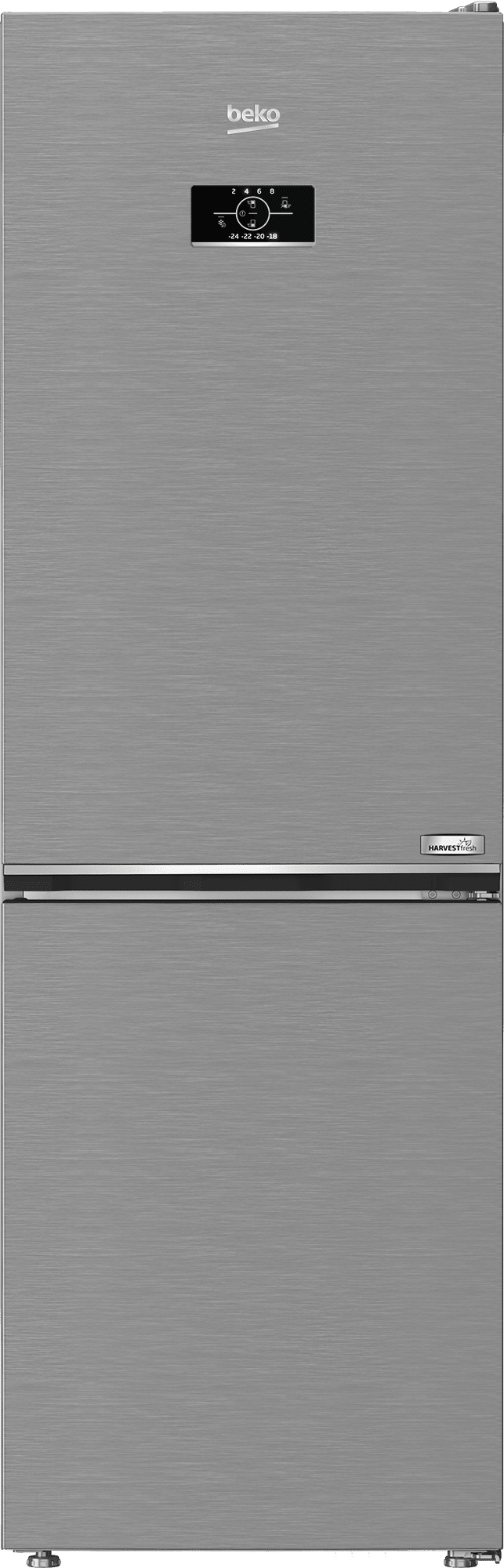Beko 60cm 366L Silver Fridge Freezer B3RCNE364HXB - Metro Homecentre Menlyn