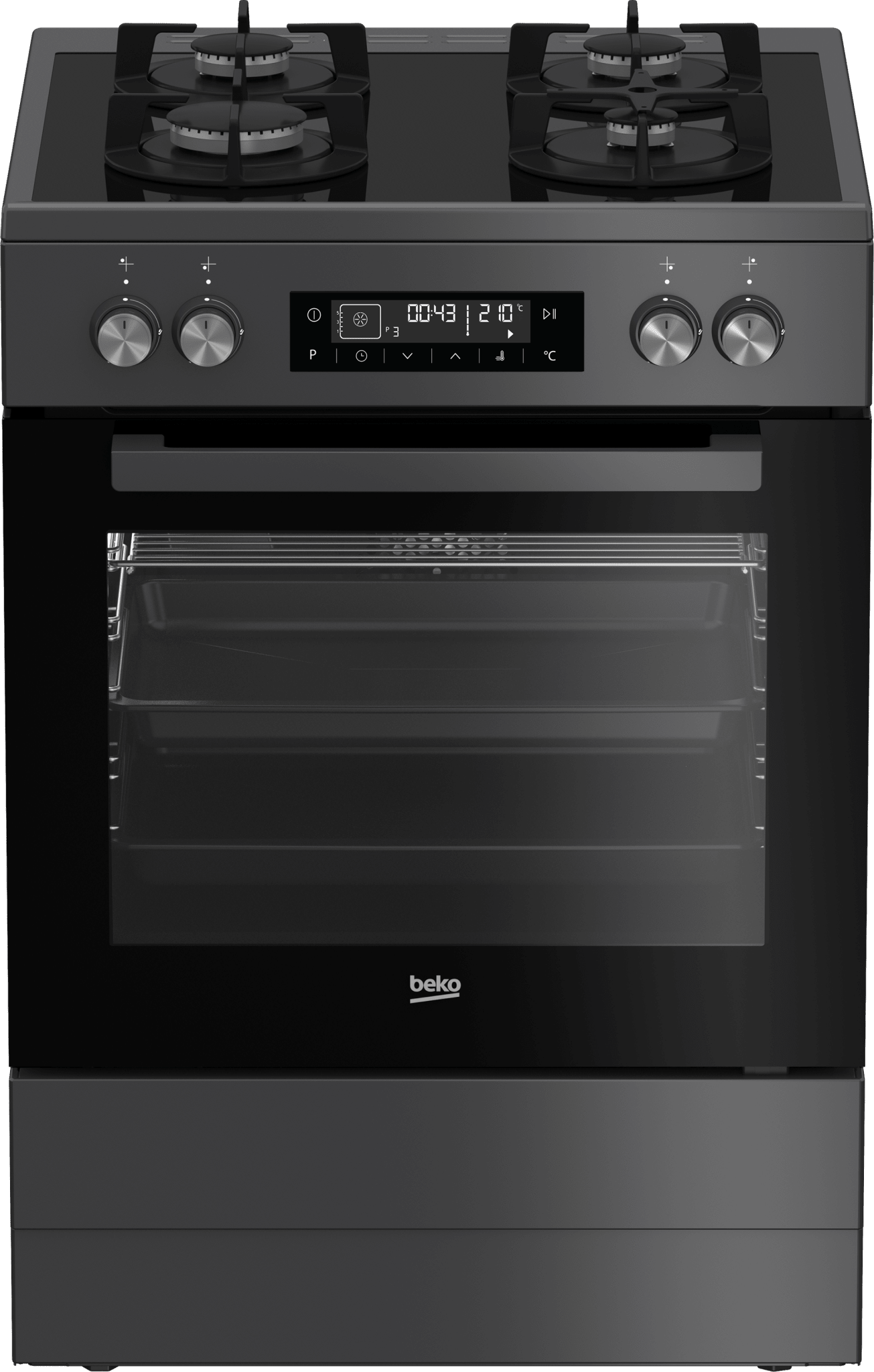 Beko 60cm Gas Electric Stove FVM81430DA Display - Metro Homecentre Menlyn