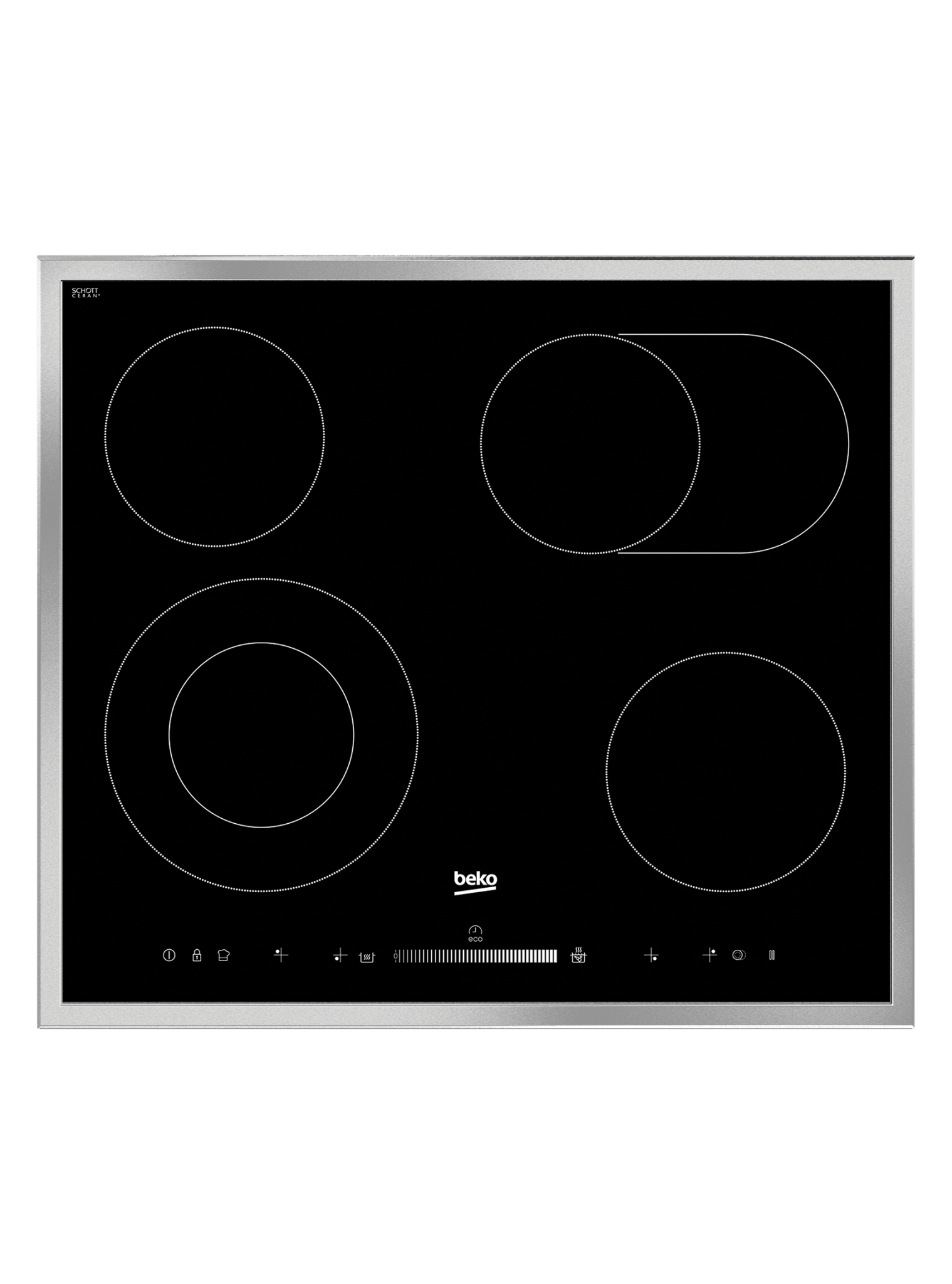 Beko 60cm Vitroceramic Hob HIC64503TX - Metro Homecentre Menlyn