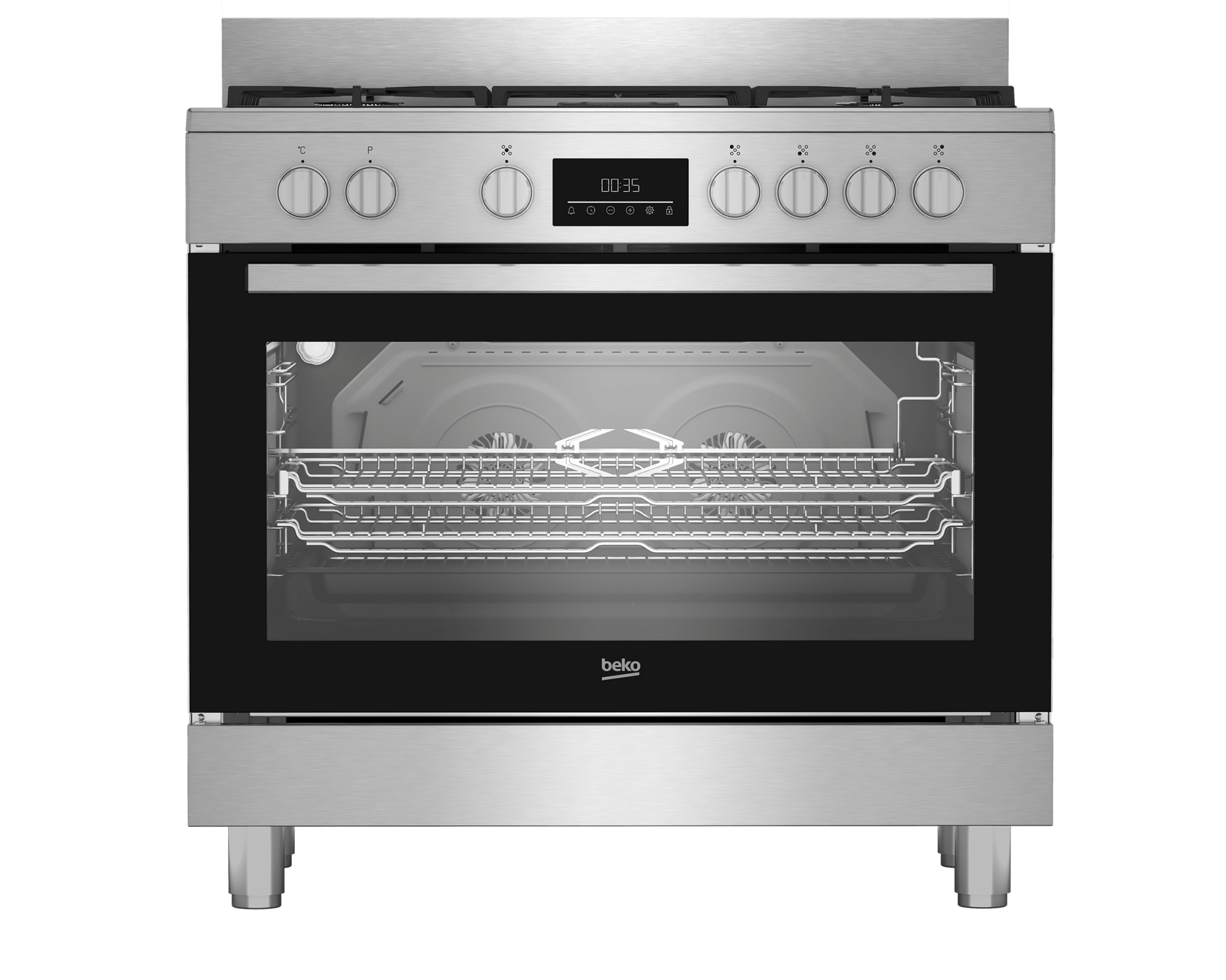 Beko 90cm Gas Electric Stove BGTW11225E - Metro Homecentre Menlyn