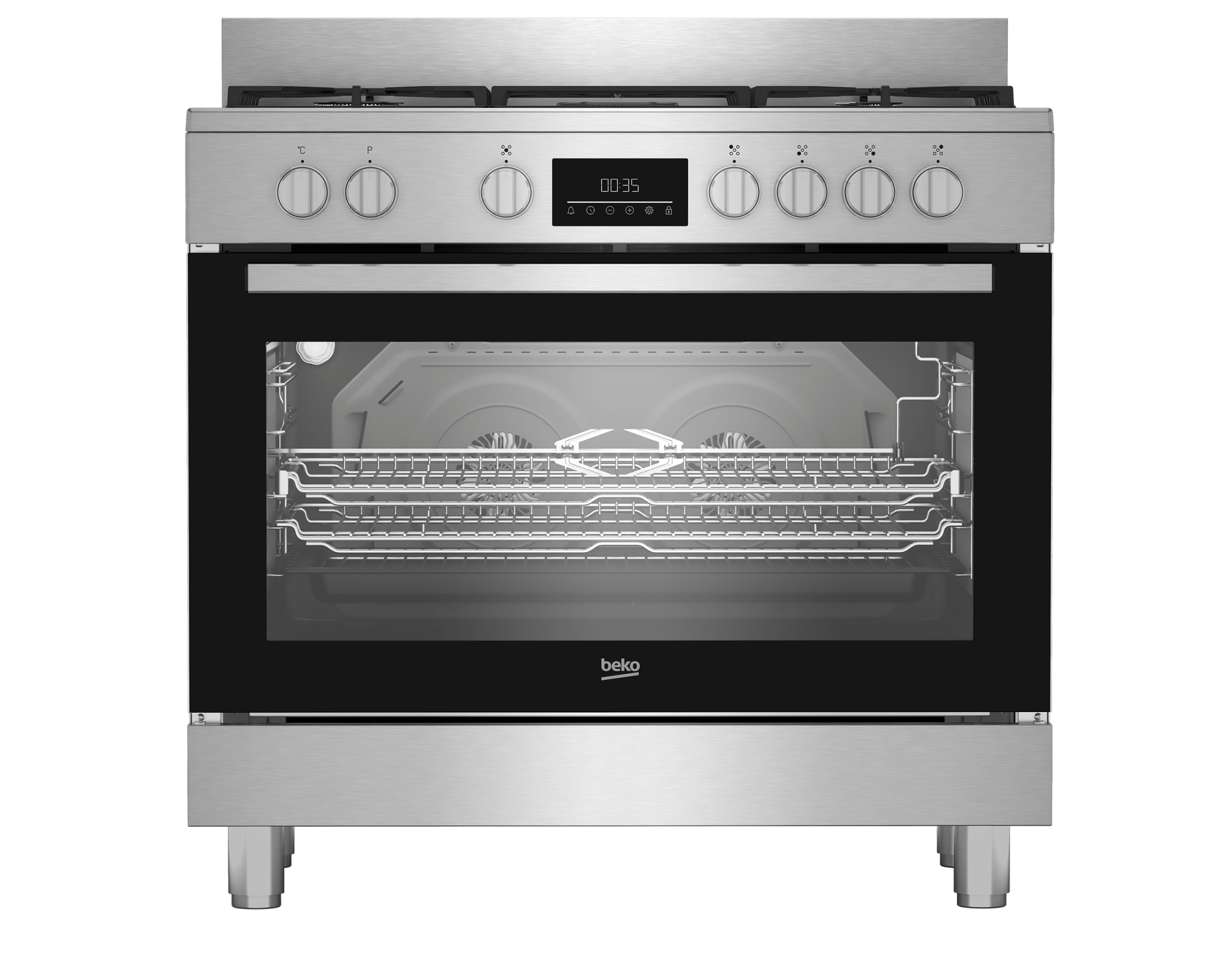 Beko 90cm Gas Electric Stove BGTW11225E - Metro Homecentre Menlyn