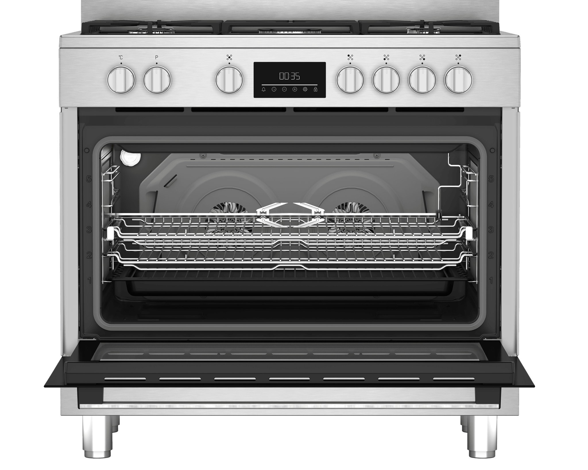 Beko 90cm Gas Electric Stove BGTW11225E - Metro Homecentre Menlyn