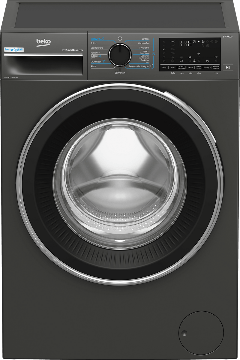 Beko 9kg Grey Front Loader Washing Machine BAW208 - Metro Homecentre Menlyn