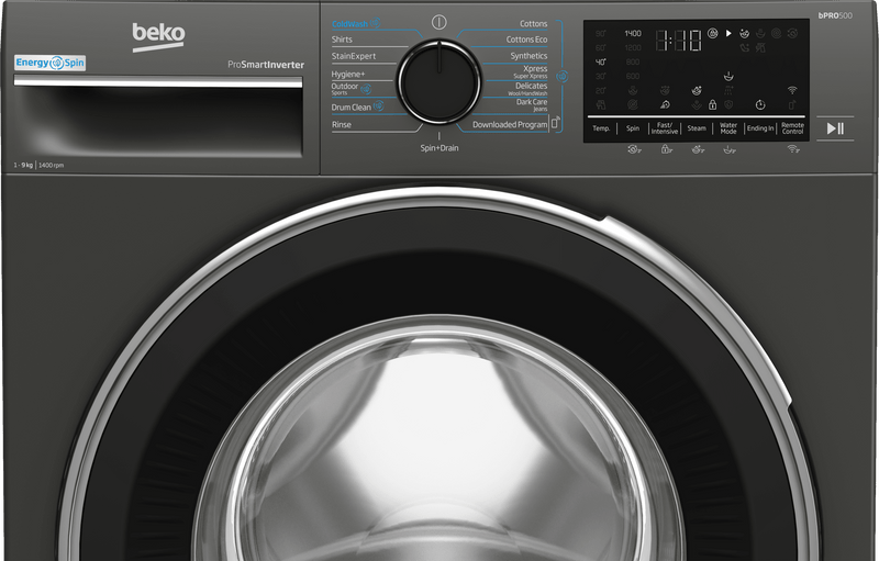 Beko 9kg Grey Front Loader Washing Machine BAW208 - Metro Homecentre Menlyn