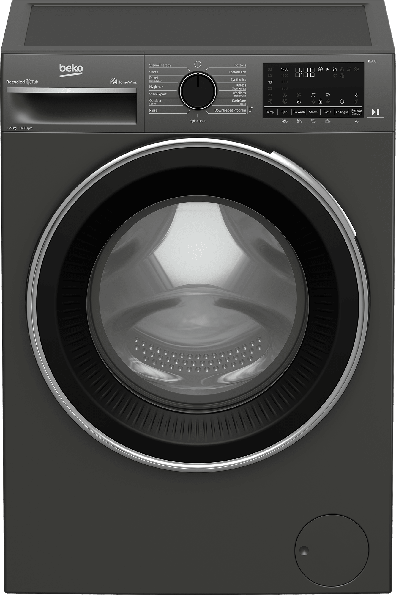 Beko 9kg Grey Front Loader Washing Machine BAW202 Disp - Metro Homecentre Menlyn