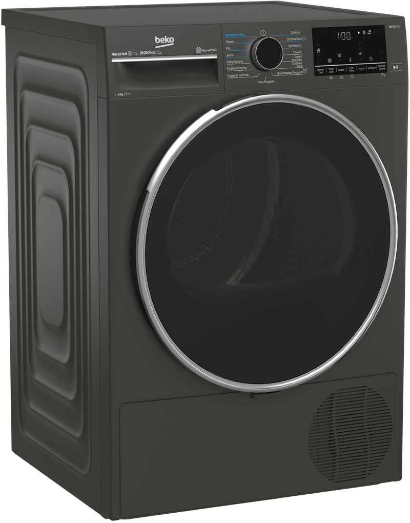 Beko 9kg Grey Heat Pump Tumble Dryer B5T49233WM - Metro Homecentre Menlyn