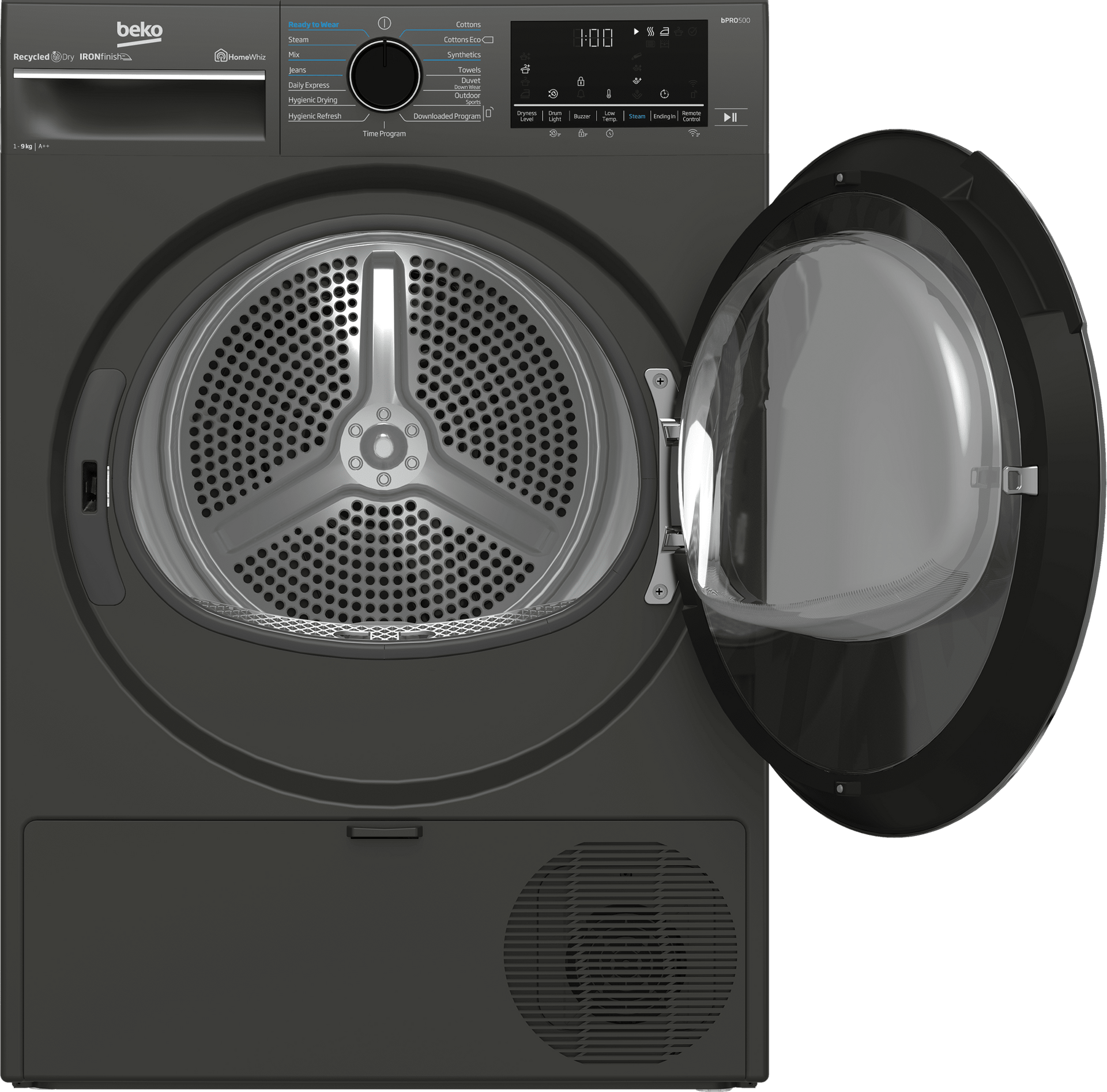 Beko 9kg Grey Heat Pump Tumble Dryer B5T49233WM - Metro Homecentre Menlyn