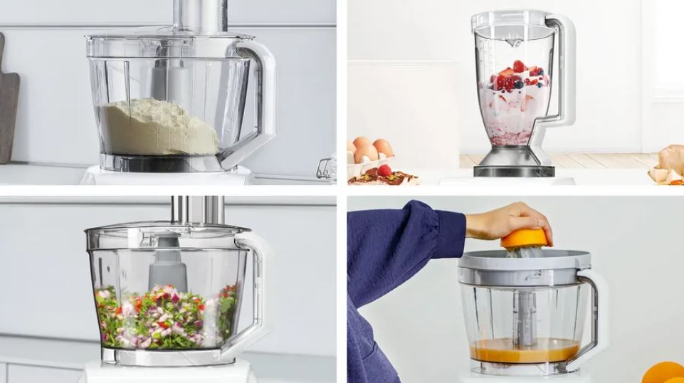 Bosch 1100W White Food Processor MC812W620 - Metro Homecentre Menlyn
