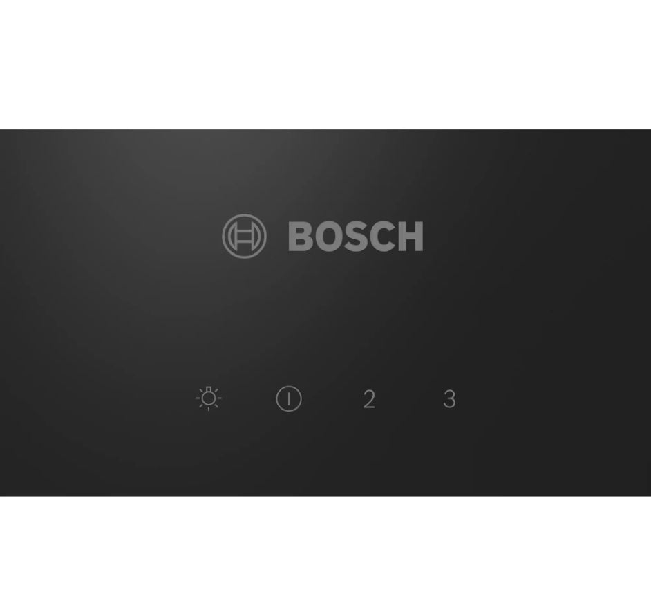 Bosch 60cm Wall Mounted Black Glass Extractor DWK63PJ60Z - Metro Homecentre Menlyn