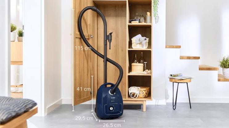 Bosch 2000W Blue Bag Vacuum Cleaner BGL38WBU3H Disp - Metro Homecentre Menlyn