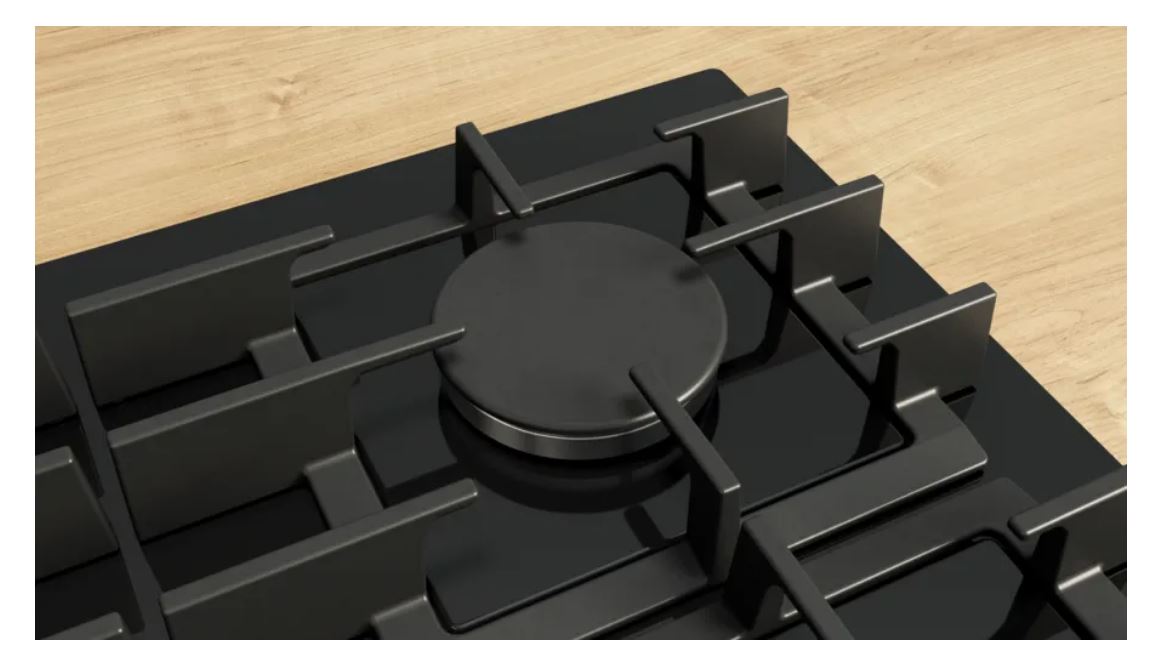Bosch 60cm Black Tempered Glass Gas Hob PPP6A6I40Z - Metro Homecentre Menlyn