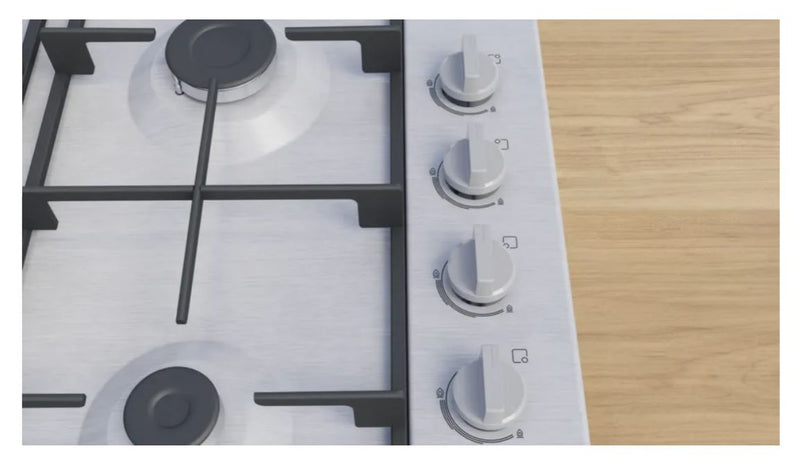 Bosch 60cm SSteel Gas Hob PBP6C5K60M - Metro Homecentre Menlyn