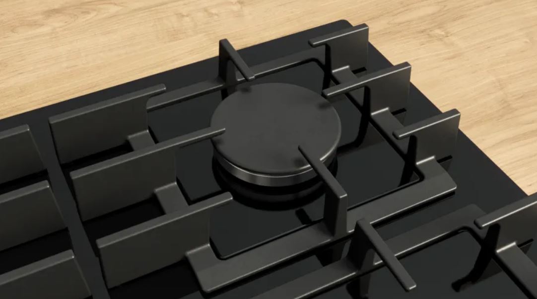 Bosch Series 8 90cm Black Glass Gas Hob PRS9A6H40Z - Metro Homecentre Menlyn