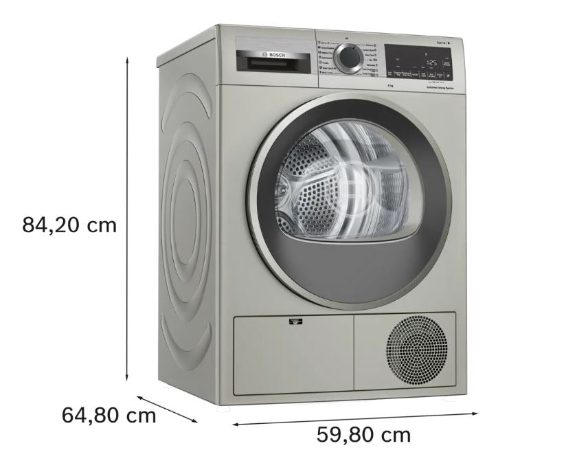 Bosch 9kg Silver Tumble Dryer WPG1411XZA - Metro Homecentre Menlyn