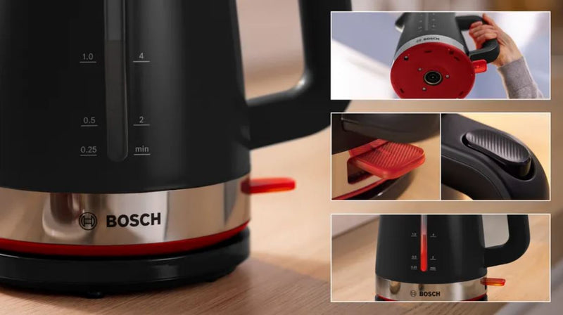 Bosch MyMoment Black 1.7L Kettle TWK4M223 - Metro Homecentre Menlyn