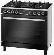 Bosch Series 8 90cm Black Full Gas Stove HJYGGXV60Z - Metro Homecentre Menlyn