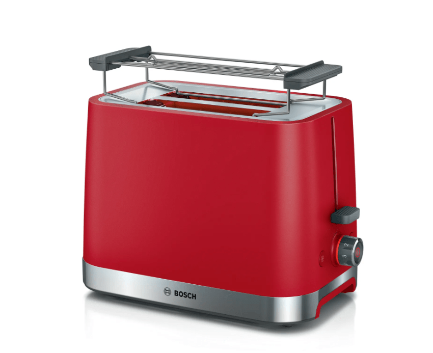 Bosch MyMoment Red 2 Slice Toaster TAT4M224 - Metro Homecentre Menlyn