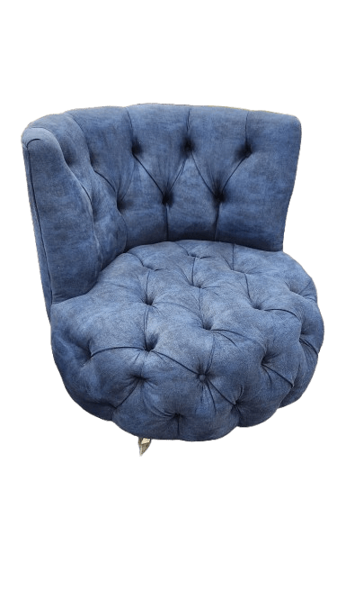 Button Huge Occasional Chair Blue - Metro Homecentre Menlyn