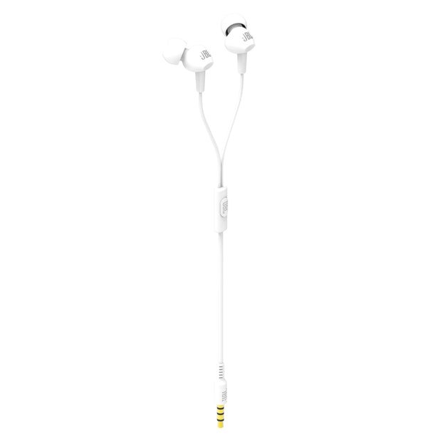 JBL In - Ear Wired Headphones - Mic - C100SI - White - Metro Homecentre Menlyn
