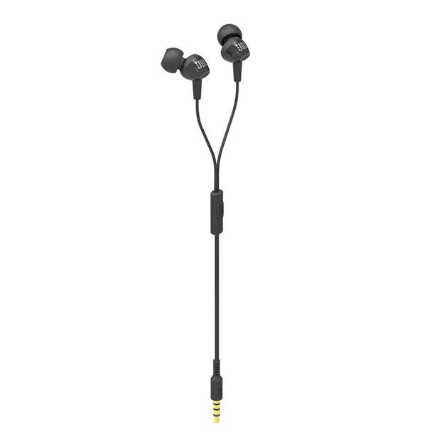 JBL In - Ear Wired Headphones - Mic - C100SI - Black - Metro Homecentre Menlyn