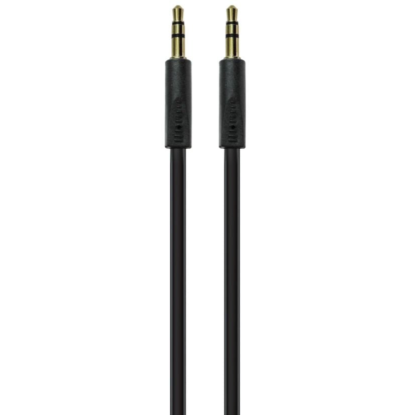 Volkano Slim Series 2m 3.5mm Aux Cable - CAB348 - BK - Metro Homecentre Menlyn