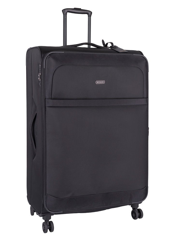 Cellini Microlite 53cm Trolley Case Black 799505 - Metro Homecentre Menlyn