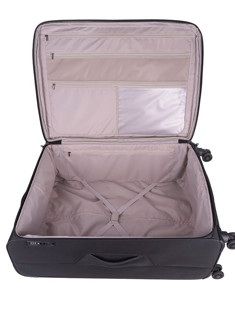Cellini Microlite 65cm Trolley Case Black 866655 - Metro Homecentre Menlyn
