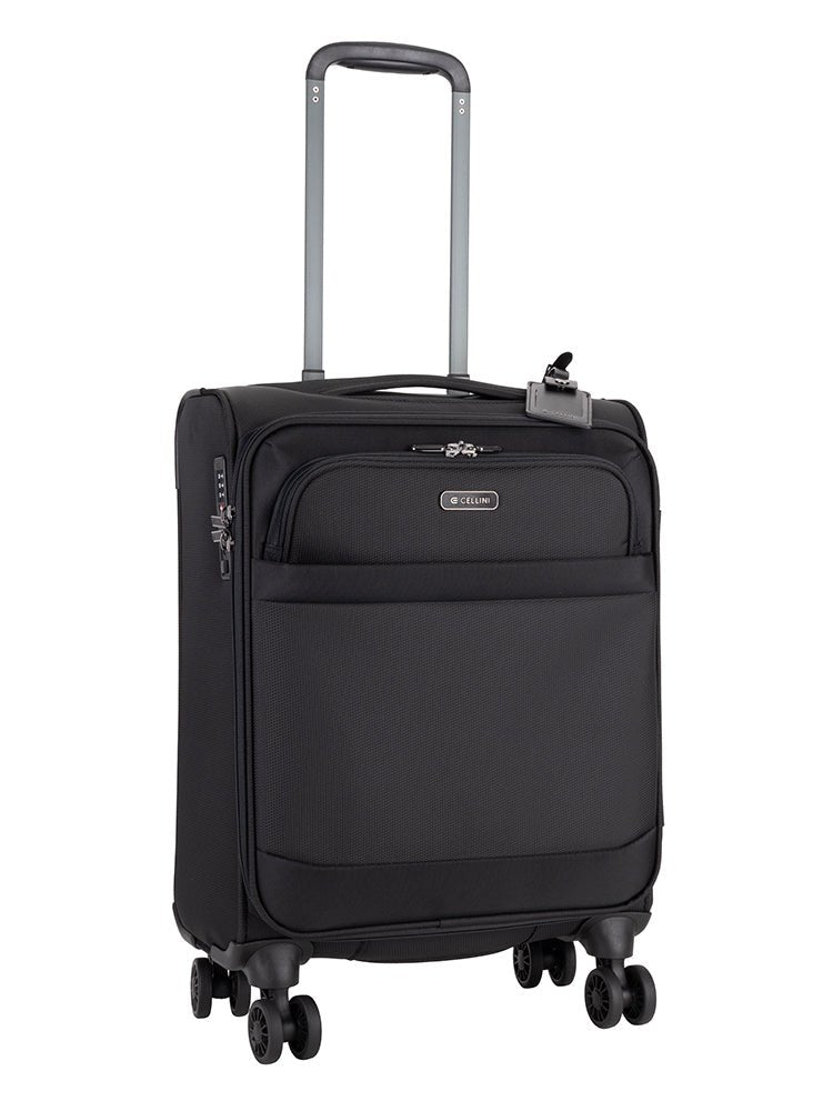 Cellini Microlite 65cm Trolley Case Black 866655 - Metro Homecentre Menlyn