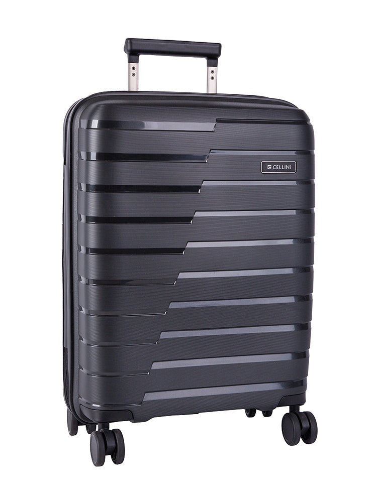 Cellini Microlite 53cm Trolley Case Black 866505 - Metro Homecentre Menlyn