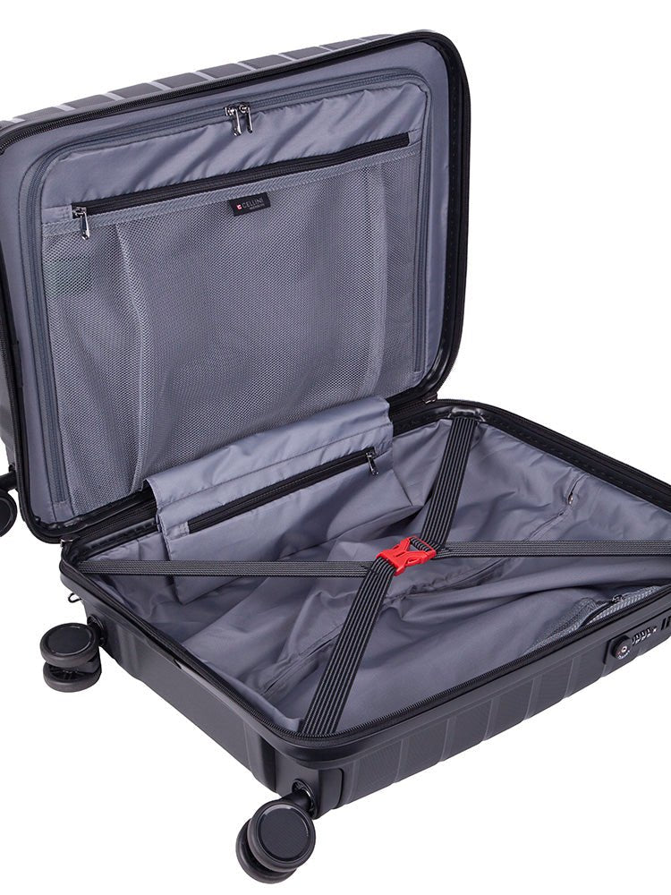 Cellini Microlite 53cm Trolley Case Black 866505 - Metro Homecentre Menlyn