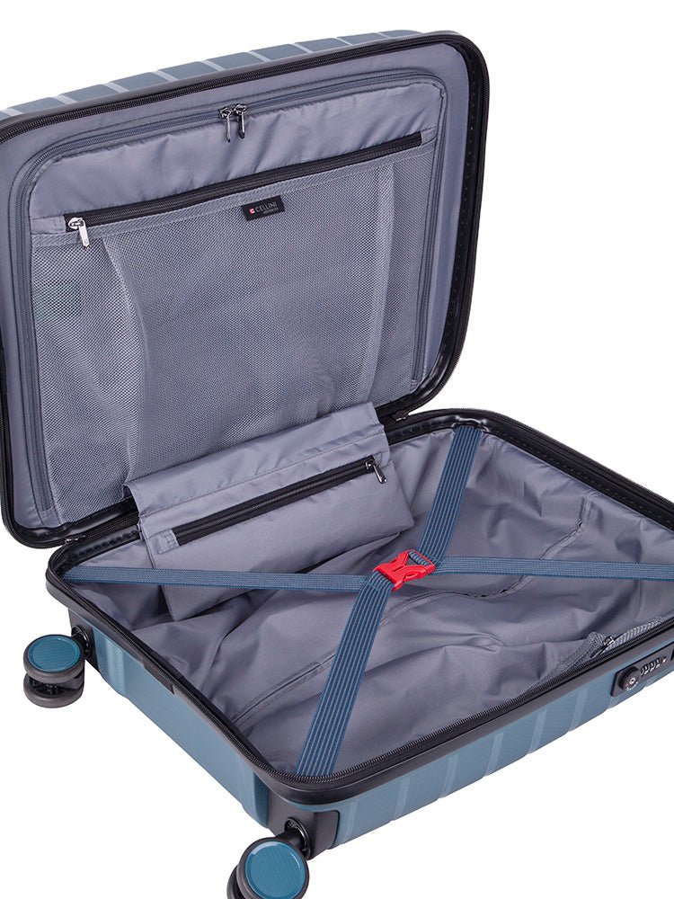 Cellini Microlite 53cm Trolley Case Blue 866506 - Metro Homecentre Menlyn