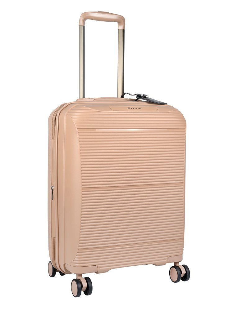 Cellini Qwest 55cm Trolley Case Brown 869552 - Metro Homecentre Menlyn