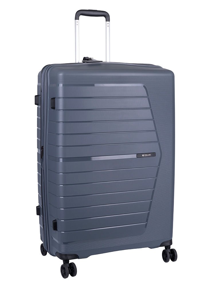 Cellini 65cm 4 Wheel Trolley Case Grey 361658 - Metro Homecentre Menlyn