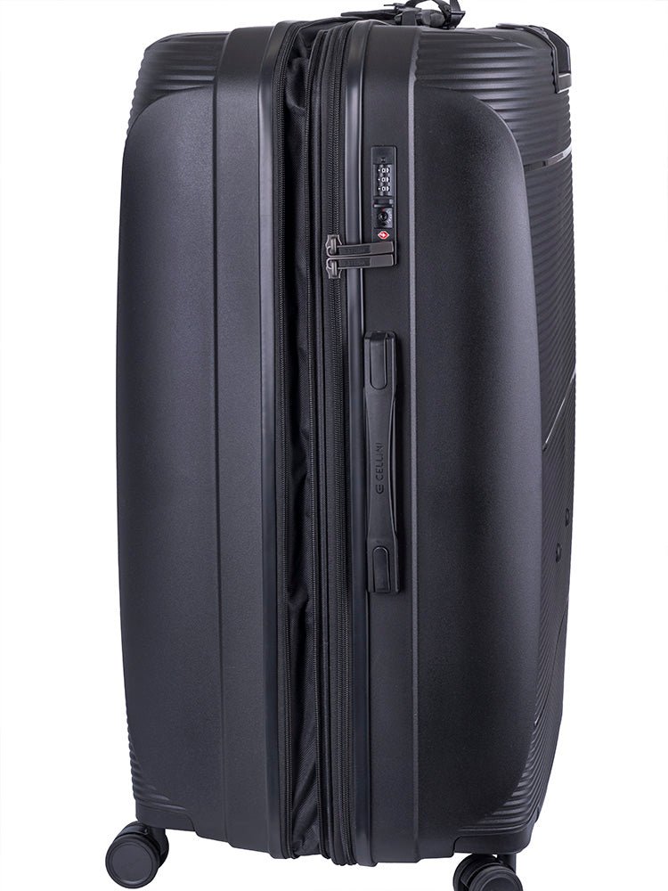Cellini Qwest 68cm Trolley Case Black 869655 - Metro Homecentre Menlyn