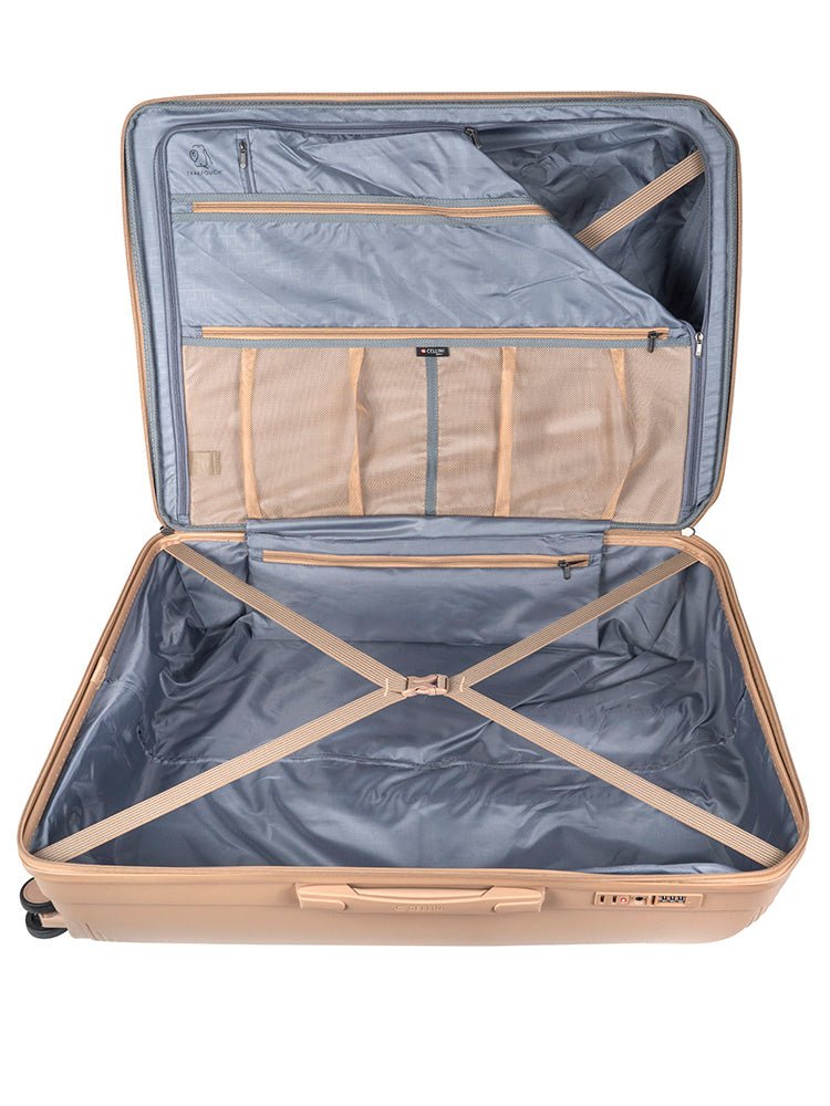 Cellini Qwest 68cm Trolley Case Brown 869652 - Metro Homecentre Menlyn