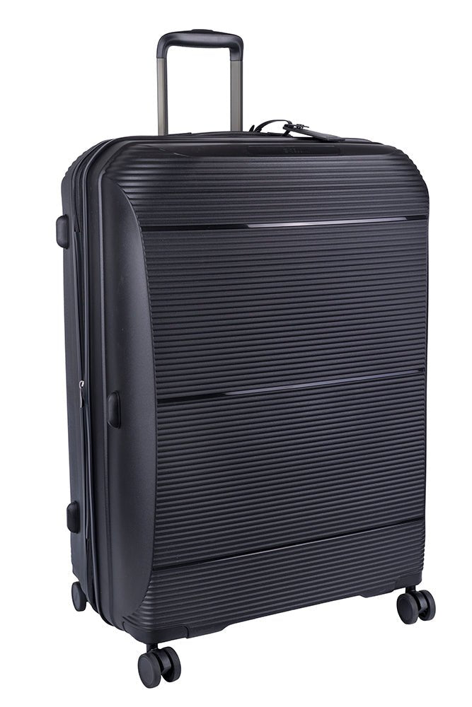 Cellini 75cm 4 Wheel Trolley Case Black 809755 - Metro Homecentre Menlyn