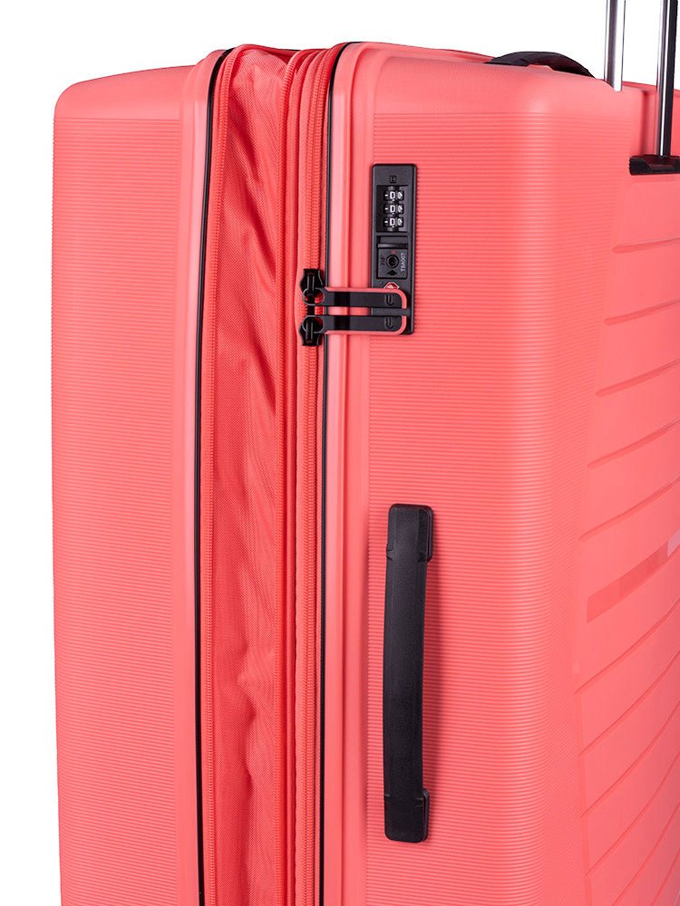 Cellini 75cm 4 Wheel Trolley Case Salmon 3617599 - Metro Homecentre Menlyn