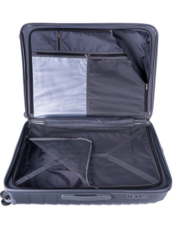 Cellini Grande 86cm Trolley Case Grey 870818 - Metro Homecentre Menlyn