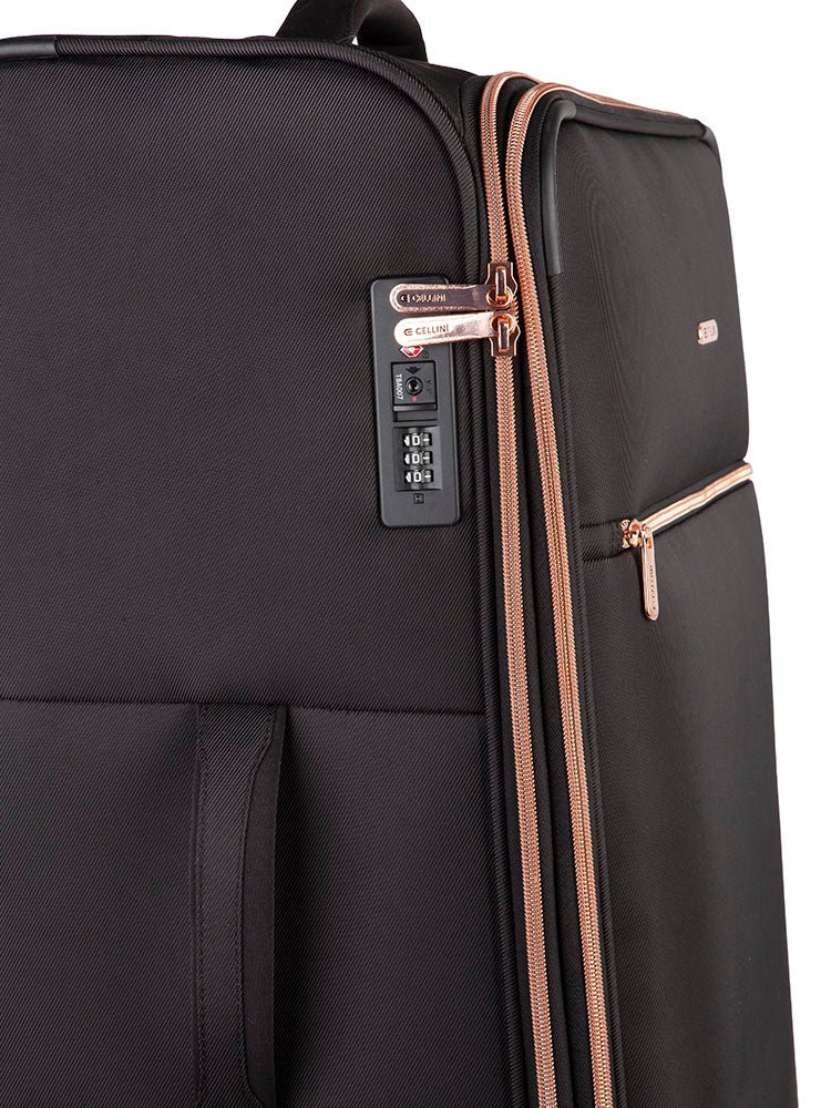 Cellini Allure 76cm Trolley Case Black 765755 - Metro Homecentre Menlyn