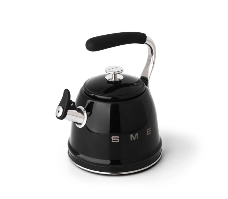 Smeg 2.3L Black Whistling Kettle CKLW2001BL - Metro Homecentre Menlyn