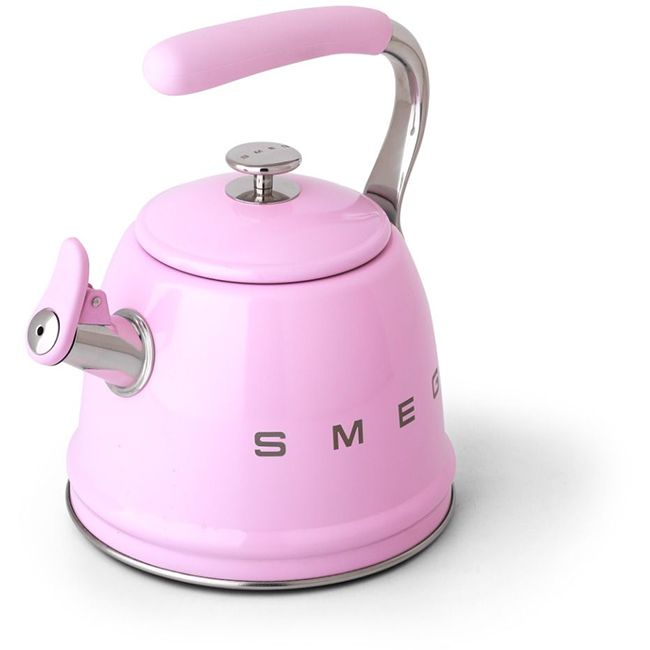 Smeg 2.3L Pink Whistling Kettle CKLW2001PK - Metro Homecentre Menlyn