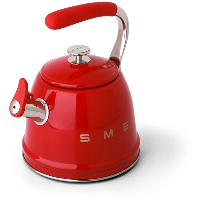 Smeg 2.3L Red Whistling Kettle CKLW2001RD - Metro Homecentre Menlyn