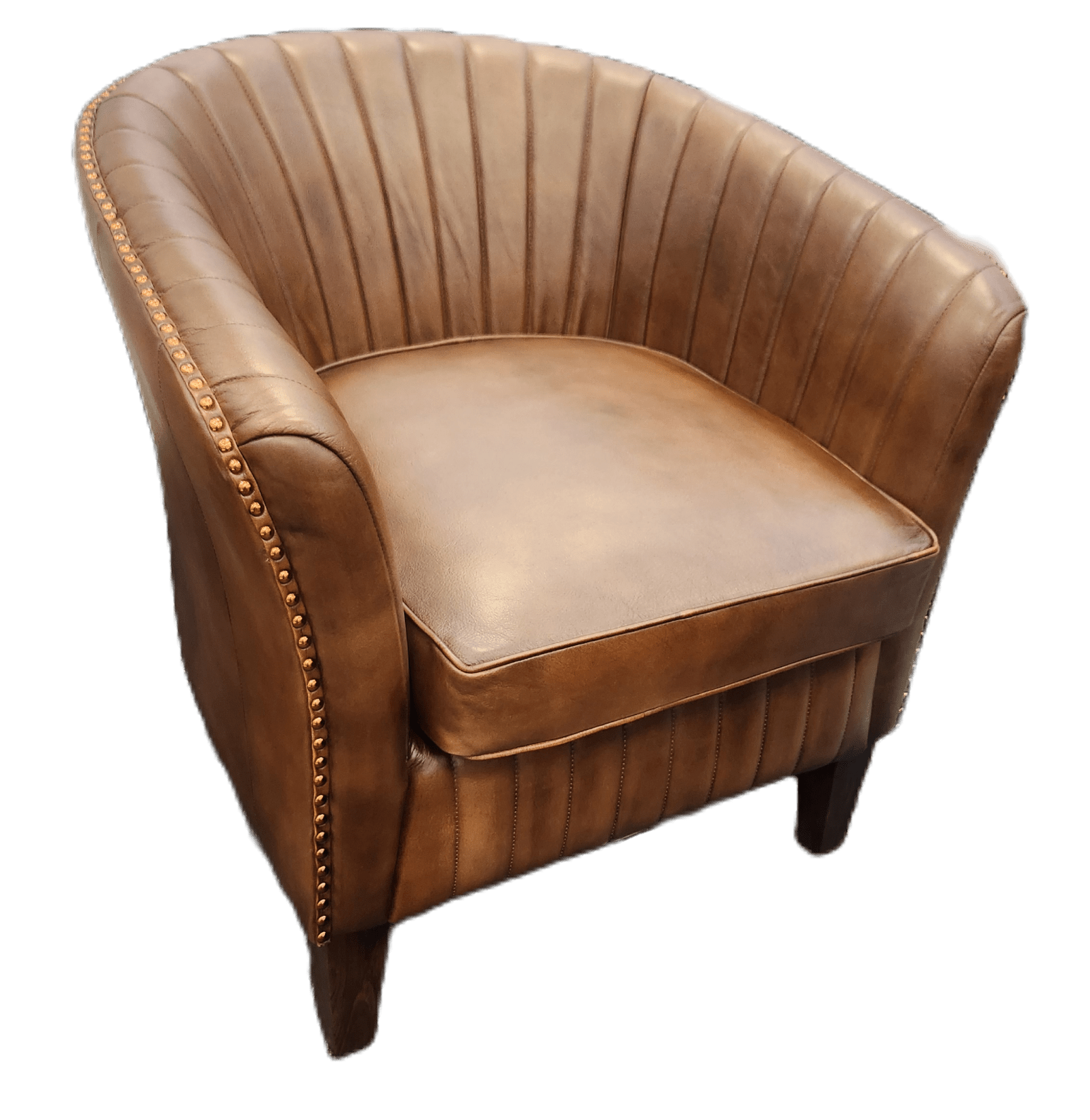 Commodore Genuine Leather Occasional Chair - Metro Homecentre Menlyn