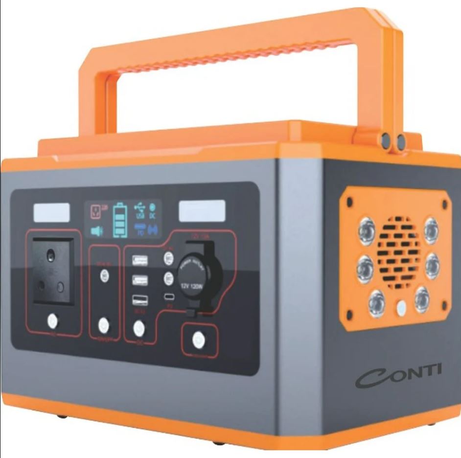 Conti 500W Portable Carry Case Power Station - CI - 500A - Metro Homecentre Menlyn