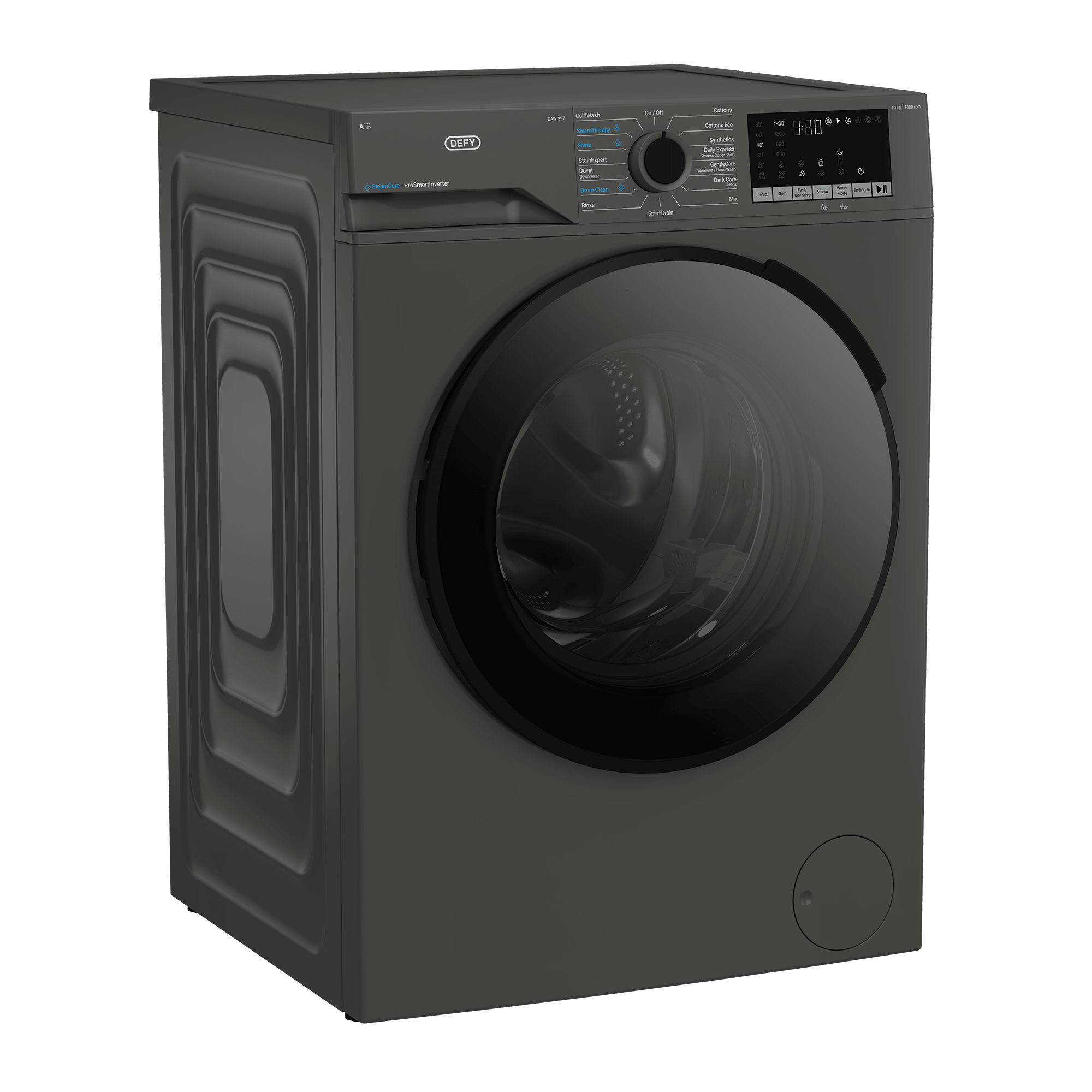 Defy 10kg Grey Front Loader Washing Machine DAW397 - Metro Homecentre Menlyn
