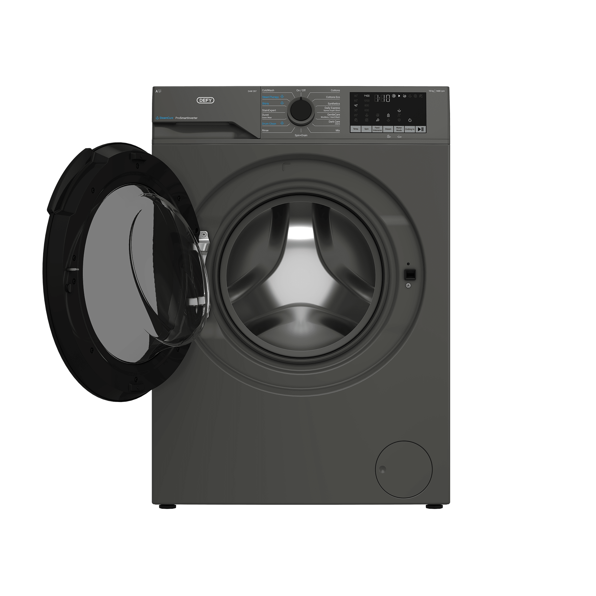Defy 10kg Grey Front Loader Washing Machine DAW397 - Metro Homecentre Menlyn