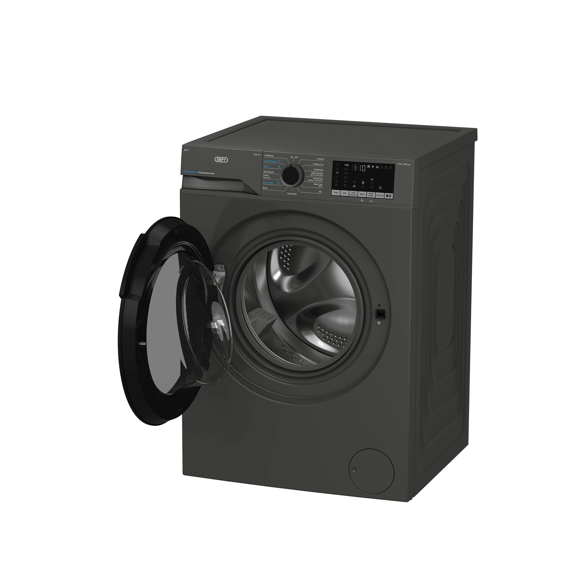 Defy 10kg Grey Front Loader Washing Machine DAW397 - Metro Homecentre Menlyn
