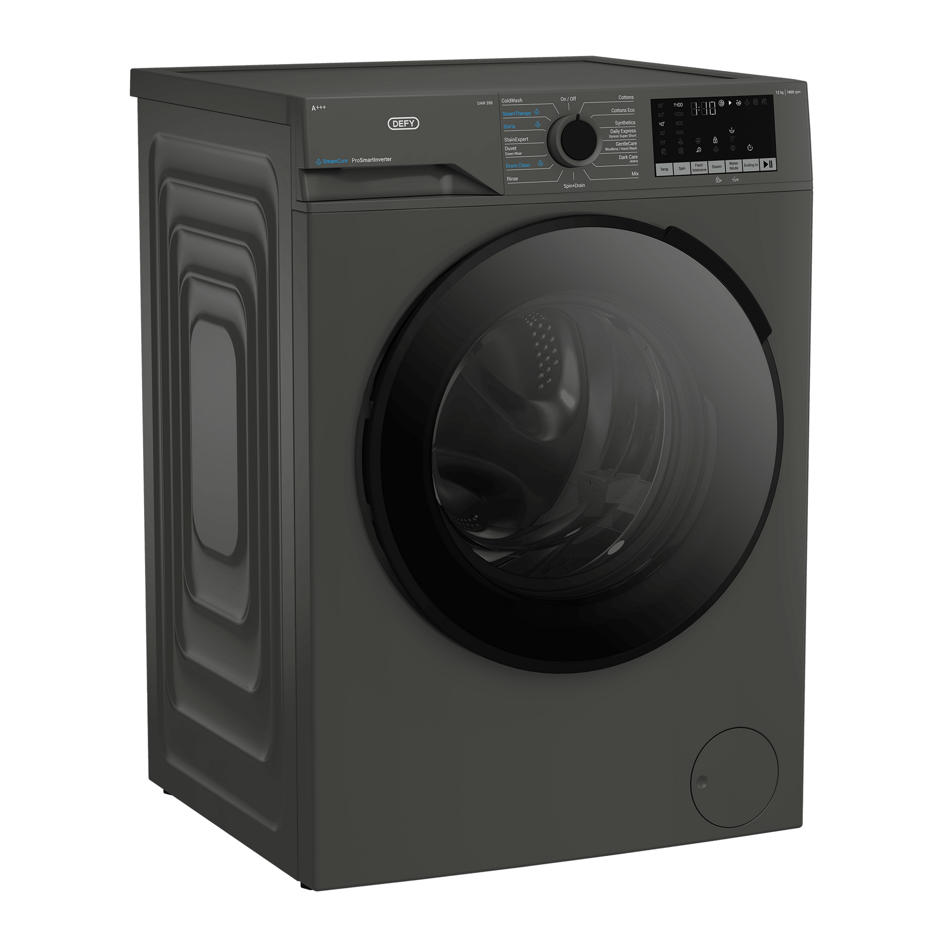 Defy 12kg Grey Front Loader Washing Machine DAW398 - Metro Homecentre Menlyn