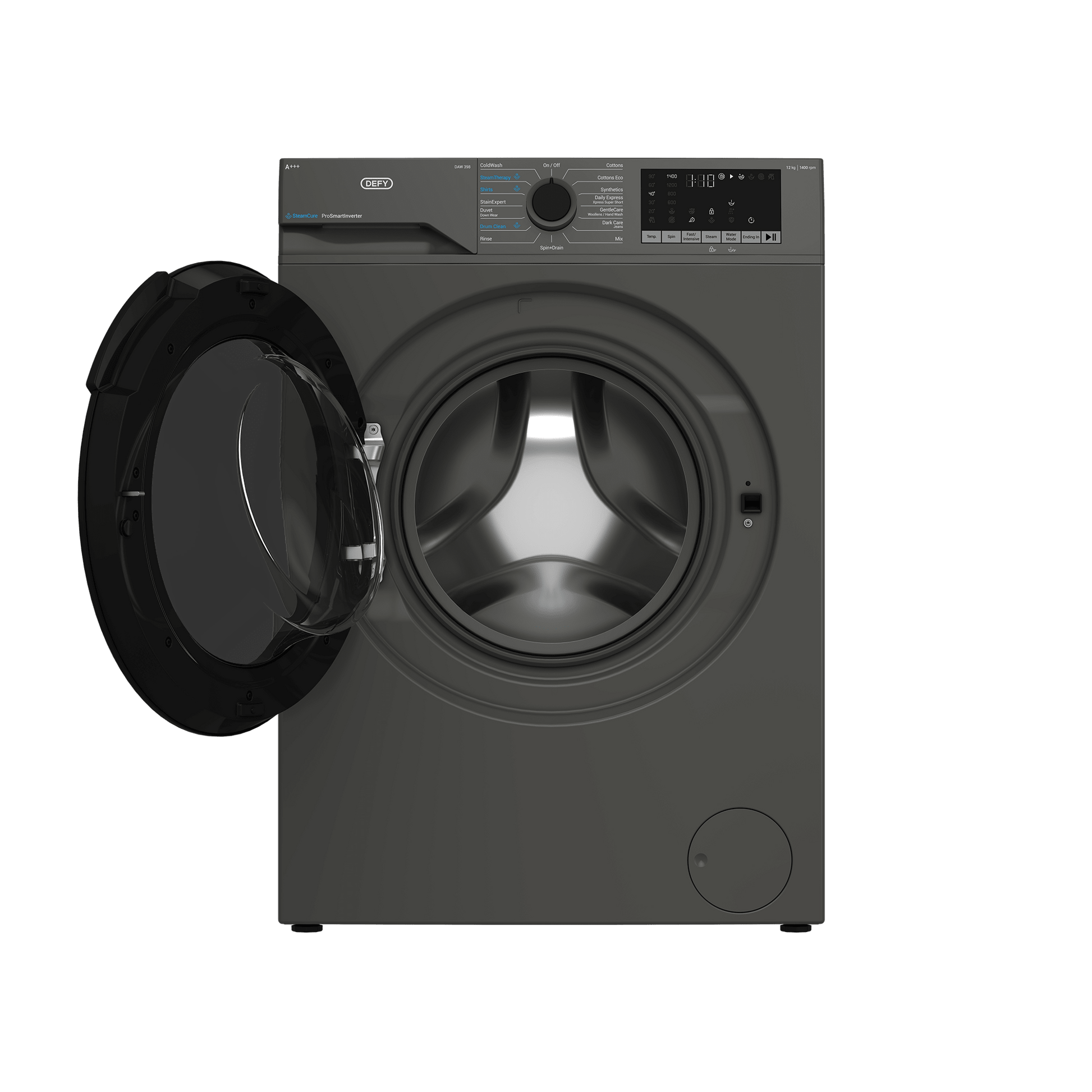 Defy 12kg Grey Front Loader Washing Machine DAW398 - Metro Homecentre Menlyn