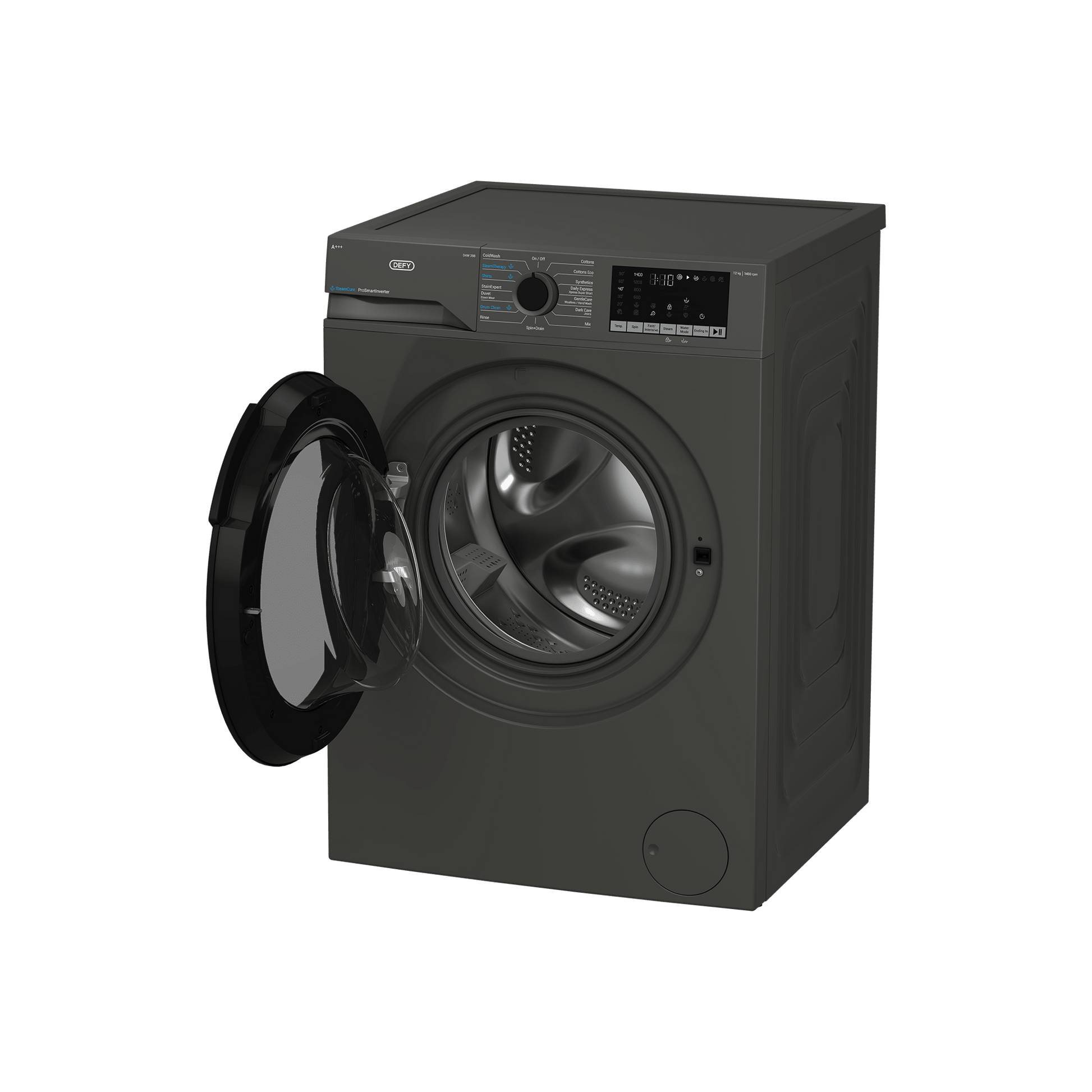 Defy 12kg Grey Front Loader Washing Machine DAW398 - Metro Homecentre Menlyn